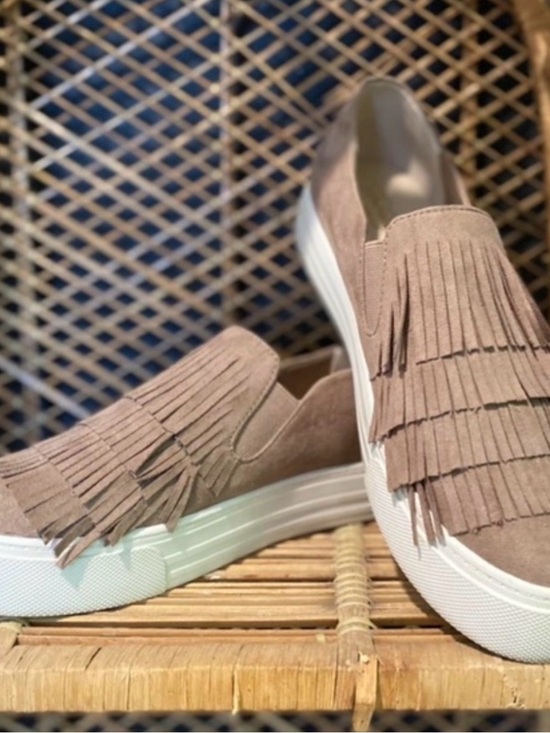 Ariat Shoes - Ariat Unbridled Women’s Fringe Slip-On Sneakers - brown